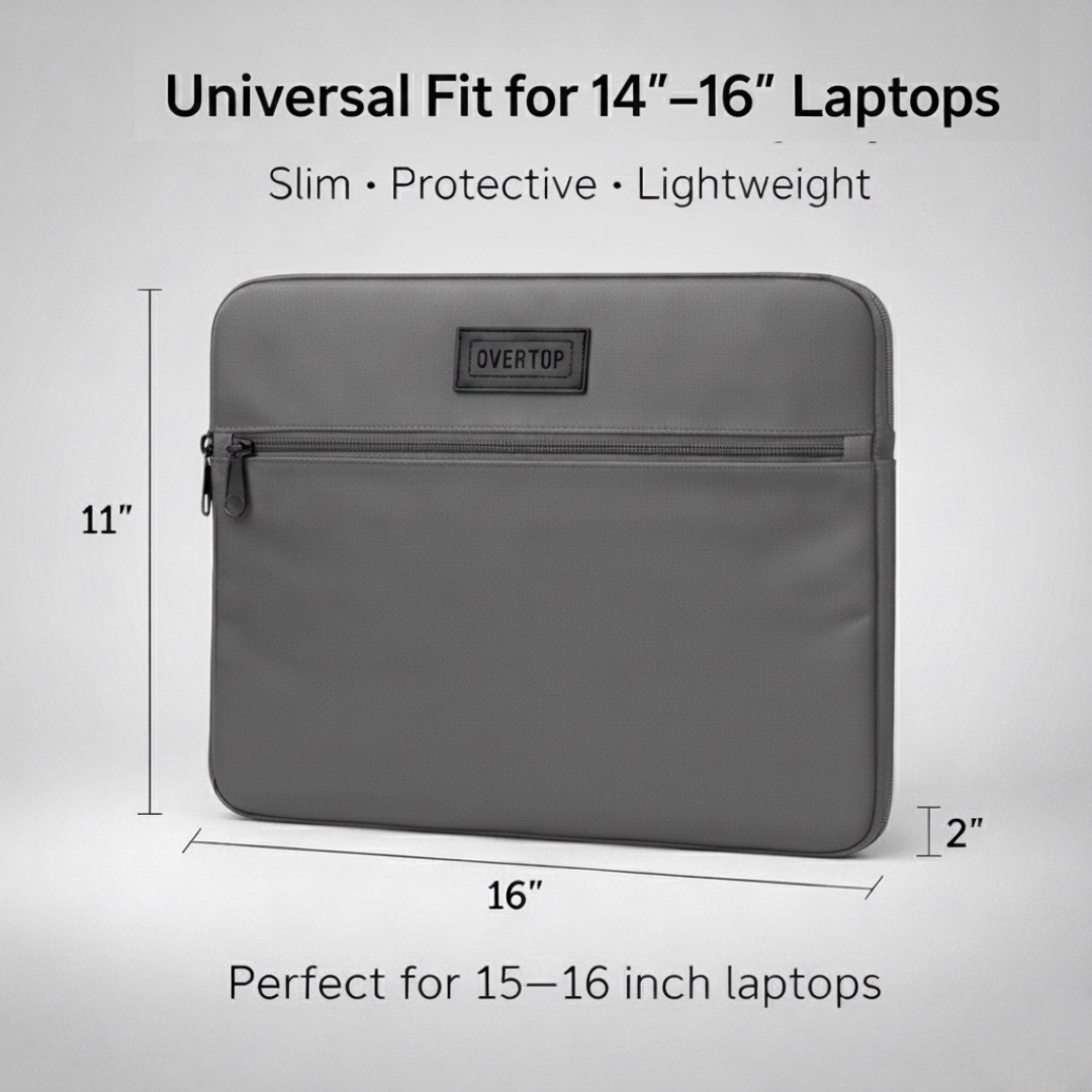 Premium Overtop 16” Laptop Sleeve Case