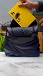 Leather Sleek 16" Laptop Backpack
