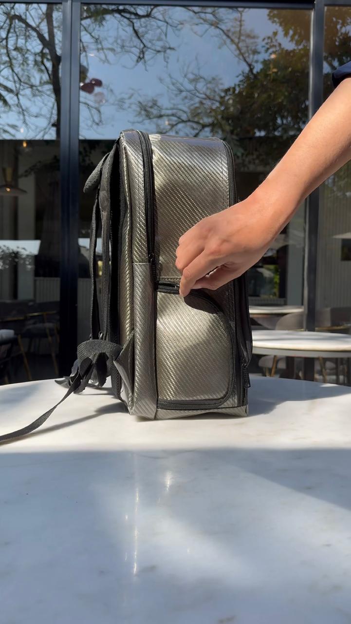 Carbon Fiber Traveller's 16" Laptop Backpack