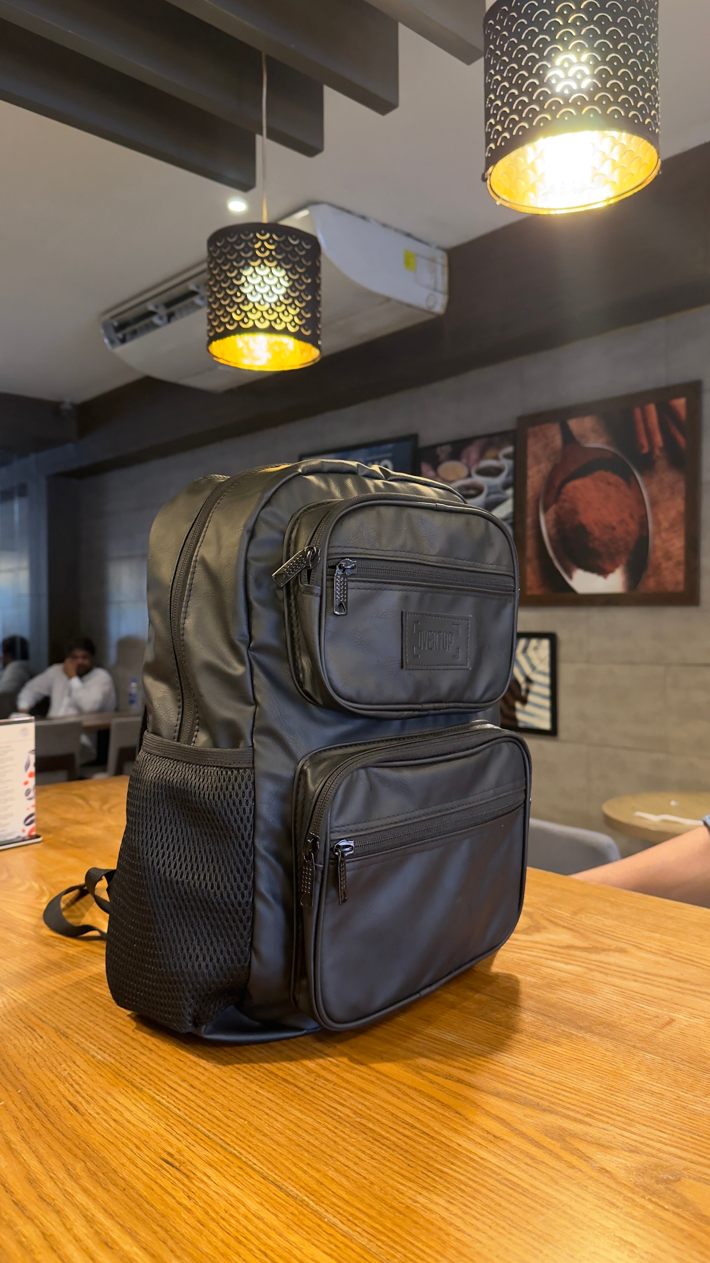 Armoured 16” Laptop Bagpack - Military Grade Leather Material