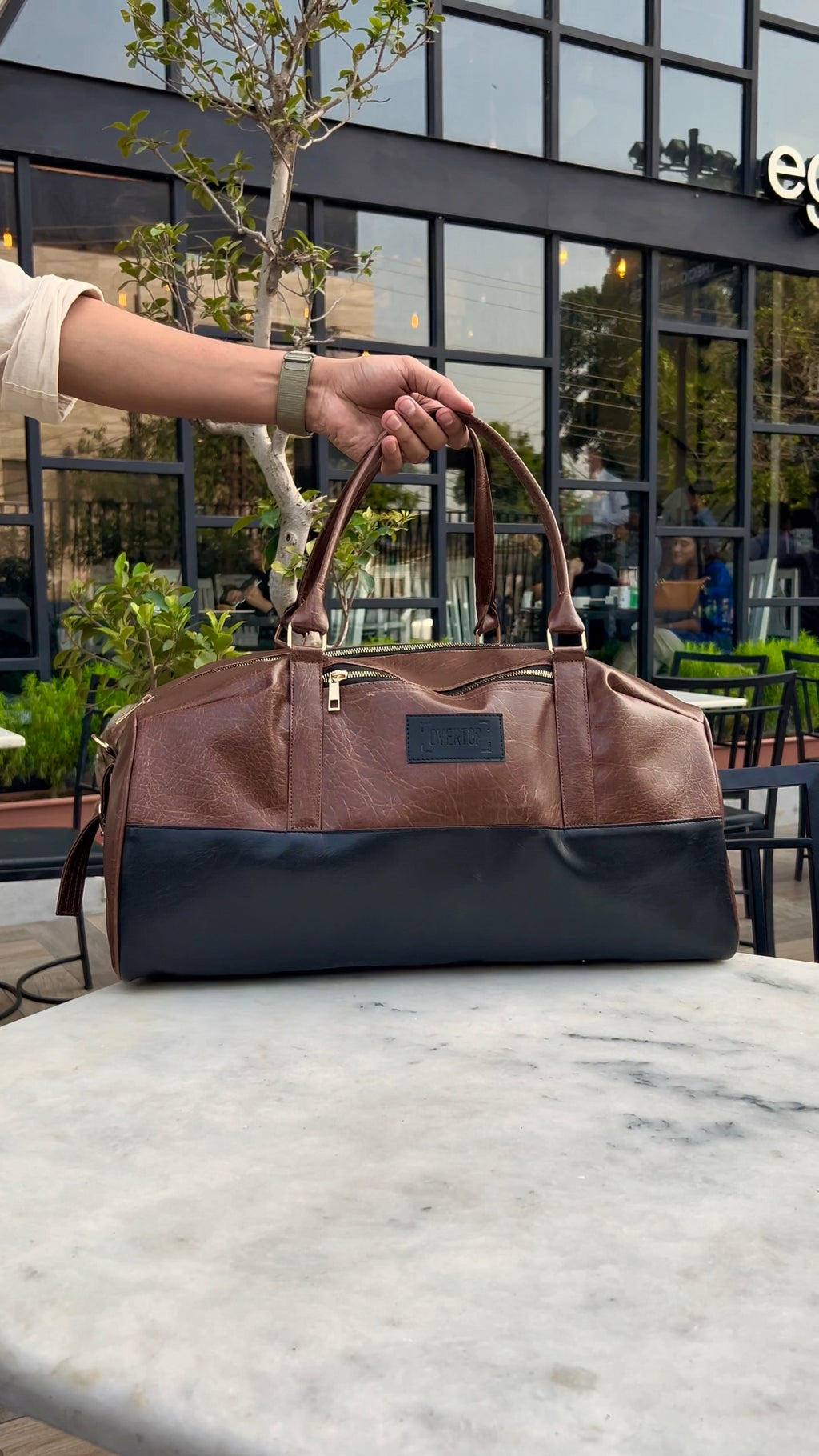 Weekender Leather 40L Duffle Bag